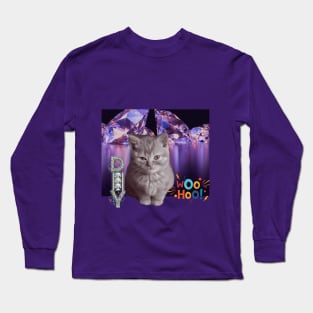 WOO HOO CAT T SHIRT Long Sleeve T-Shirt